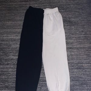 Black and white sweatpants from Amazon never worn size medium
